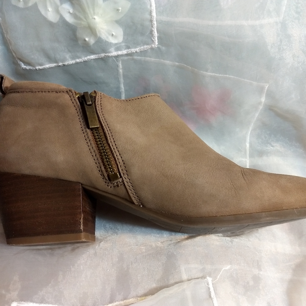 Franco Sarto Tan Ankle Booties - Picture 9 of 11